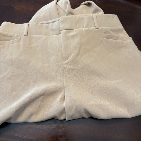 Torrid Beige Structured Wide Leg Pant New Trouser Pockets Size 16 - Picture 5 of 9